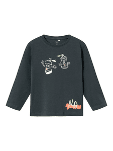 Langarmshirt Nmmnova India Ink