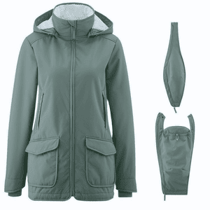 Allwetter-Tragejacke Cosy Allrounder agave