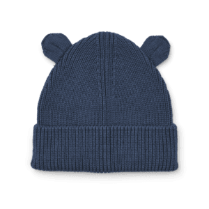 Gina Strickmütze mit Bärenohren indigo blue