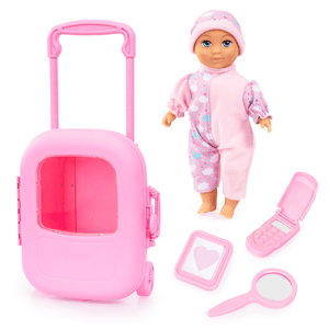 Design Trolley Set, rosa