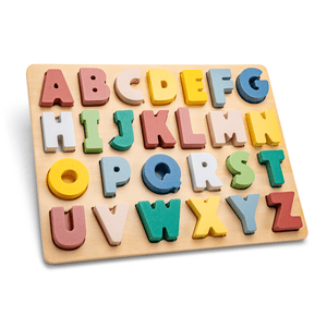 Alphabet Puzzle Großbuchstaben, pastell