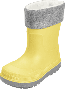 Regenstiefel mit Futter gelb