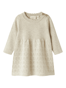 Strickkleid Nbfosilla Peyote Melange