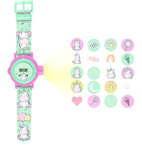 Einhorn Digital-Projektionsuhr mit 20 Bildern zum Projizieren