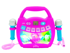 Disney Prinzessin Bluetooth-Lautsprecher mit Lichtern und Mikrofonen und Akku