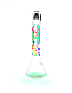 iParty Bluetooth Bluetooth Karaoke-Mikrofon mit eingebautem Lautsprecher, Lichtern und Stimmenverzerrer