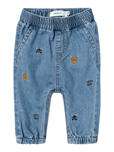 U-Shape Jeans Nbmben Medium Blue Denim