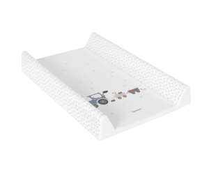 Wickelauflage Little Farm blau 50 x 70 cm