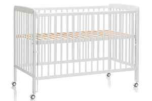 Beistellgitterbett Nena 60 x 120 cm weiß