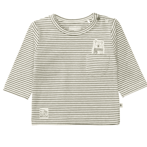 Shirt hazel melange gestreift
