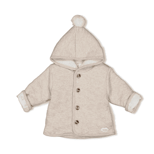 Jacke mit Kapuze The Neutrals Taupe Melange
