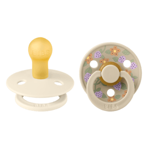 Schnuller Liberty Colour Runder Sauger Ivory/Vanilla Latex Größe 1, 2 Stk.