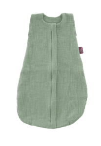 Sommerschlafsack LIEBMICH Baumwollmusselin salbei grün