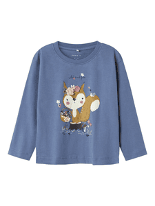Langarmshirt Nmfoletta Wild Wind