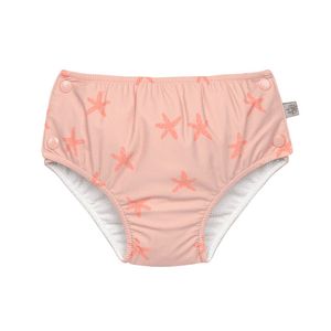Schwimmwindel mit Druckknöpfen Starfish peach