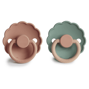 Schnuller Daisy Silikon Rose Gold / Willow 0-6 Monate