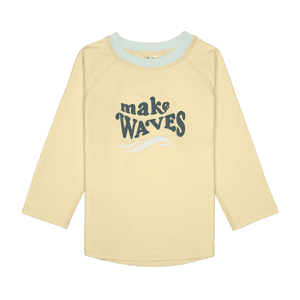 UV-Langarm-Badeshirt Make Waves vanilla