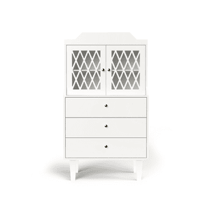 Französischer Schrank Harlequin White