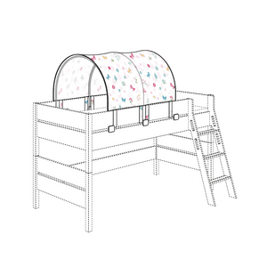 Halb-Zelt 120cm Schmetterling