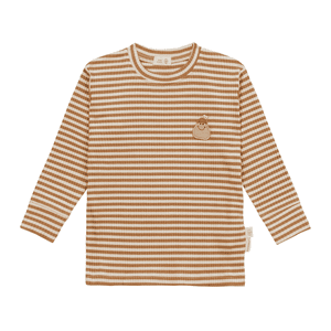Long Sleeve Shirt Ribbed Pear caramel