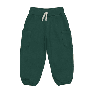 Cargo Pants Waffle GOTS dark green