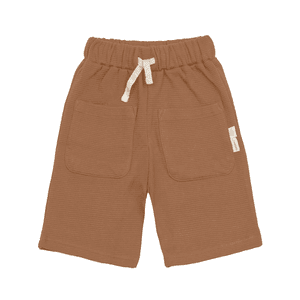 Shorts Waffle GOTS caramel