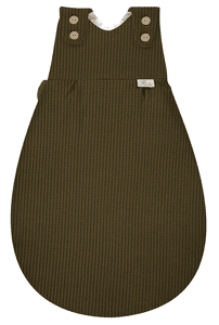 Baby-MäxchenAußensack Strickschlafsack Khaki