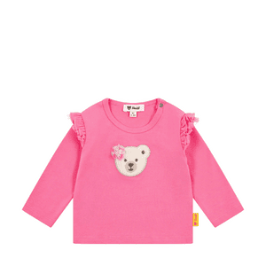 T-Shirt langarm Hot Pink