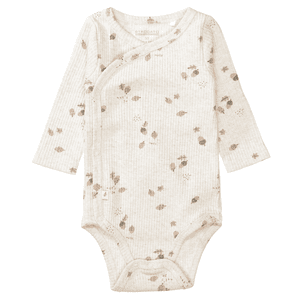 Body ecru melange gemustert