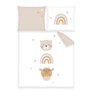 Bettwäsche Little Friends 80 x 80 cm