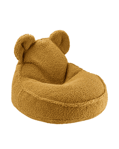 Sitzsack mit Bärenmotiv in Ahorn