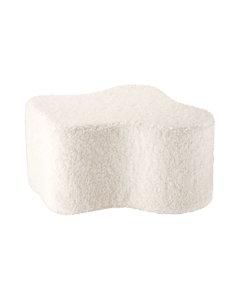 Wolken-Pouffe Cremeweiß