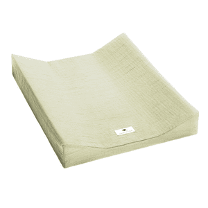 Wickelauflagenbezug Musselin lime 50 x 65 cm