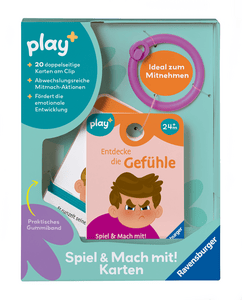 play+ Spiel & Mach mit! Karten: Entdecke die Gefühle