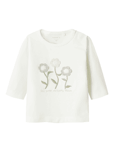 Langarmshirt Nbftays Cloud Dancer