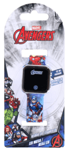 Otto Simon  LED Kinderuhr Avengers blau