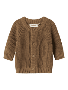 Lil'Atelier Strickjacke Nbnemlen Sepia Tint