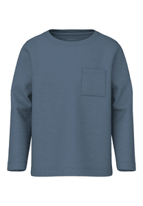 Langarmshirt Nmmthoke China Blue