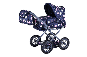 Puppenwagen Ruby, star blue pink