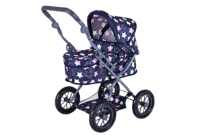 Puppenwagen First, star blue pink