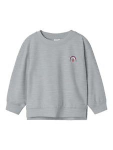 Sweatshirt Nmfbiliva Grey Melange