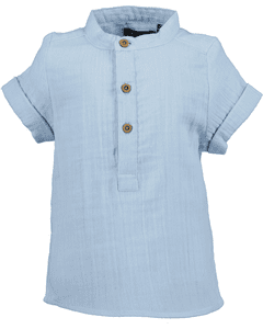 Schlupf-Hemd blau