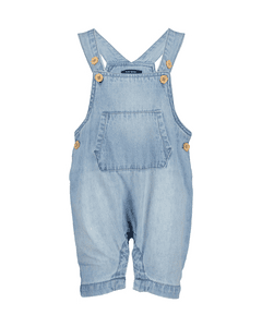 Jeans Latzshort Blau