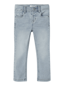 Jeans Nmmsilas Light Blue Bleached Denim
