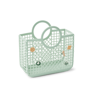 Strandtasche Samantha mit Anhängern light peppermint