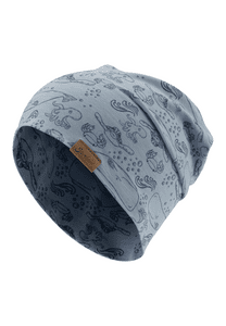 Beanie Wassertiere graublau