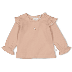 Langarmshirt Sweet Poppy Rosa
