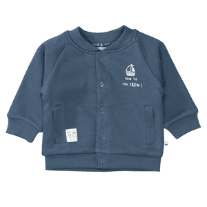 Jacke marine strukturiert