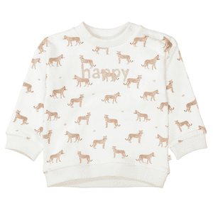 Sweatshirt leo gemustert