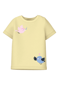 T-Shirt Nbfvubie Pastel Yellow Two birds